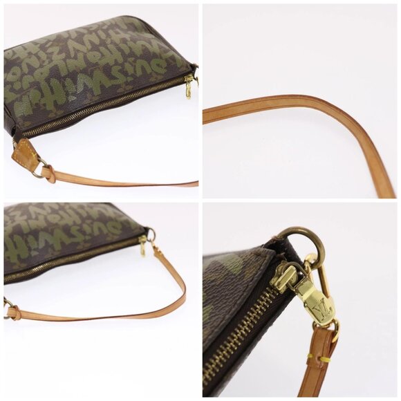 LOUIS VUITTON Monogram Graffiti Pochette Accessoires Pouch M92191 LV Auth 49463V - Picture 16 of 16